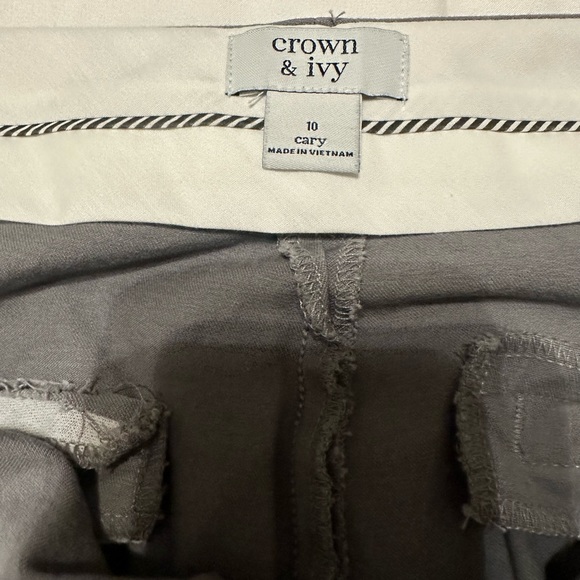 Gray Ankle Length Slacks - Picture 7 of 7